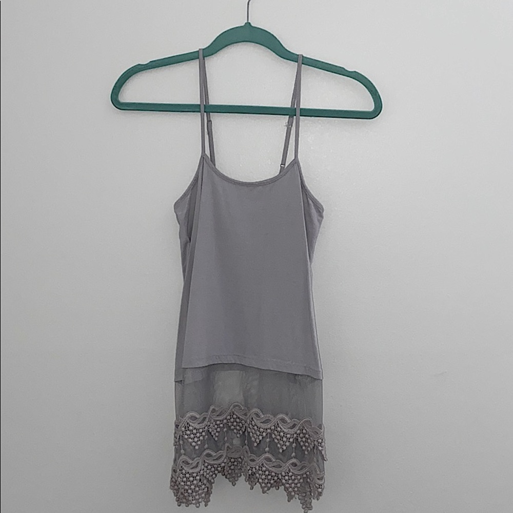Grey Tank Top Size S